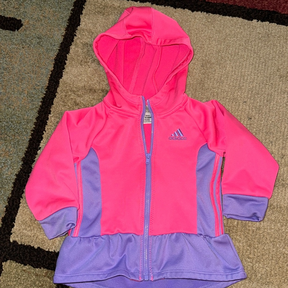 Infant Adidas Zip‎ Hoodie Jacket
